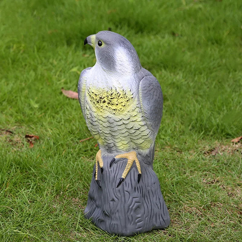 Artificial Eagle Garden Decoy | PE Resin Material | Falcon Replica | Outdoor Ornament