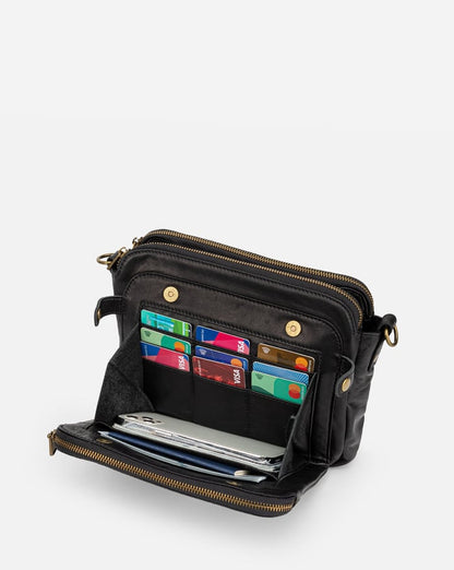 Sleek Leather Crossbody Bag for Everyday Essentials