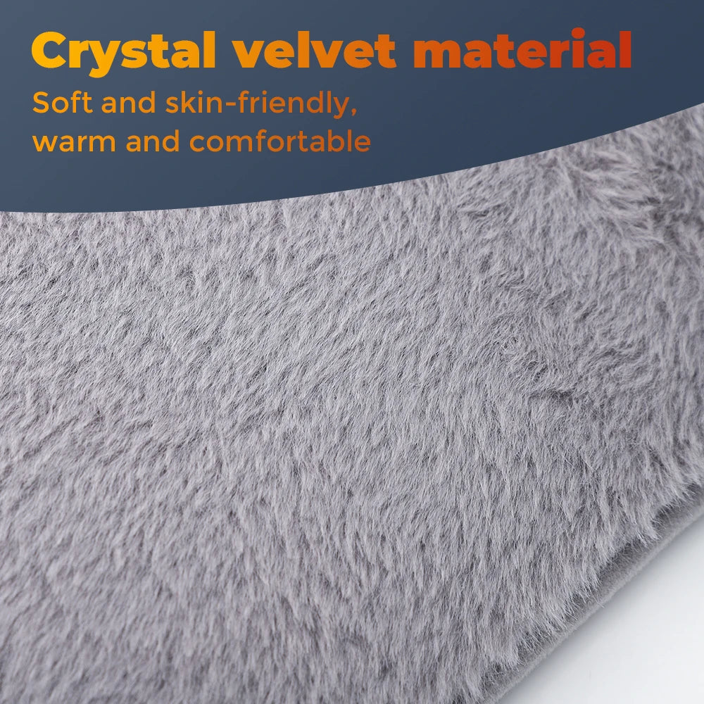 Electric Heating Sleeve with Graphene Technology | 3 Heat Settings | USB-Powered Hand and Waist Warmer in Crystal Velvet