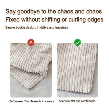 Secure Your Blanket All Night with Cozy Hold Technology