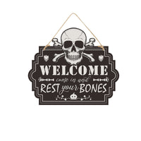 Skull Door Sign