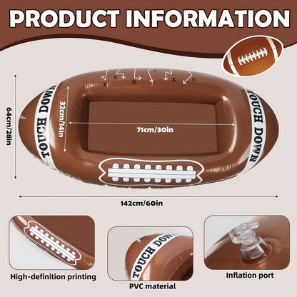 Inflatable Football Yard Decoration for Beach and Lawn Gatherings