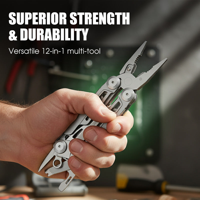 All-in-One Compact Tool with Pliers | Perfect for Home & Adventure