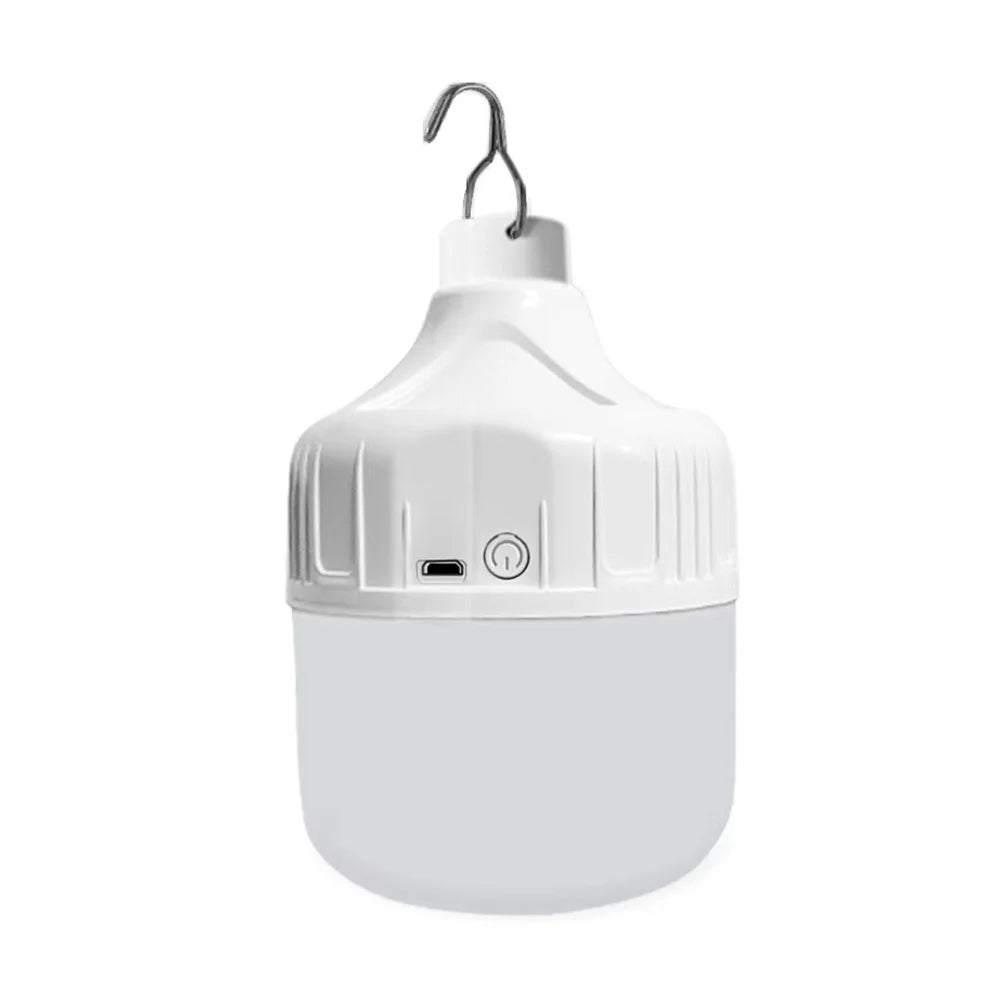 Rechargeable Portable LED Camping Light with USB – Multifunctional Outdoor Hanging Lamp for Emergencies and Picnics