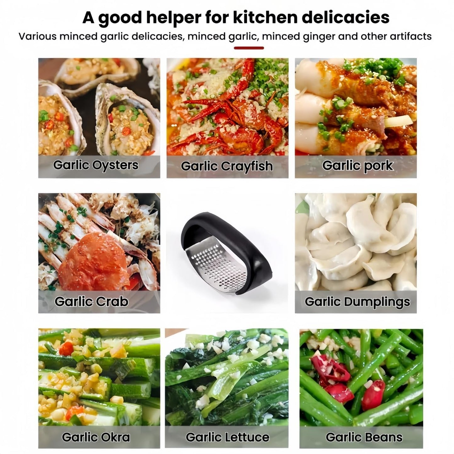 AromaMaster Garlic Press – Effortless Flavor at Your Fingertips