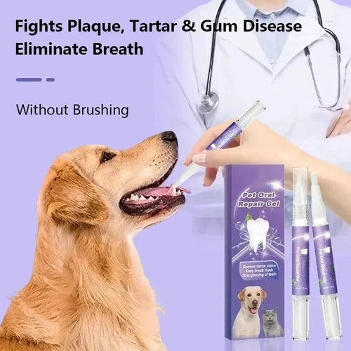 Instant Breath Freshener and Dental Protection for Pets