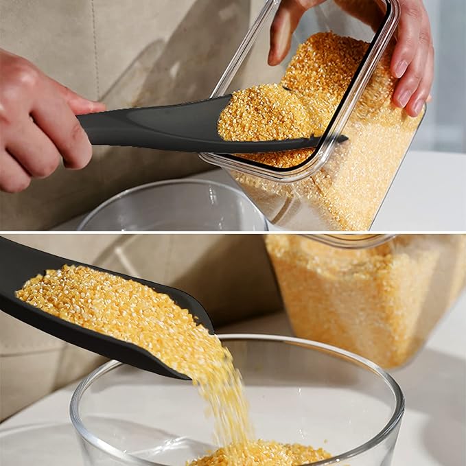 Versatile Cooking Spoon & Turner | Heat Resistant up to 230°C, BPA-Free Silicone | Gentle on Non-Stick Surfaces | 29×7 cm