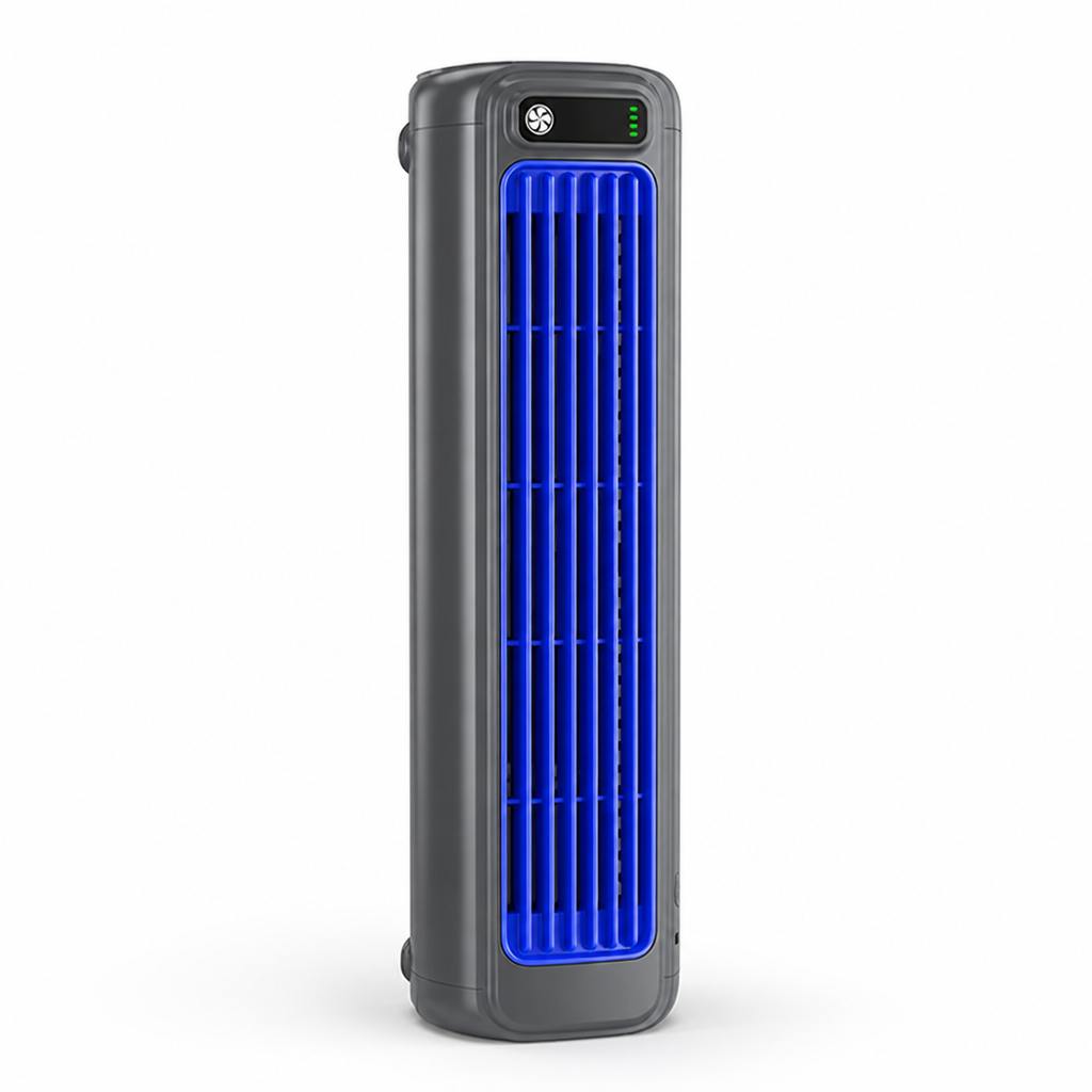 Compact Wall-Mount Air Cooler with 12-Hour Battery Life
