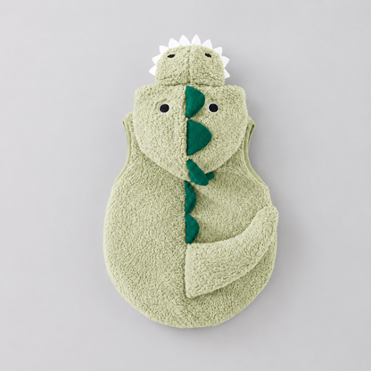 Adorable Toddler Dino Costume with Spikes and Tail for Halloween