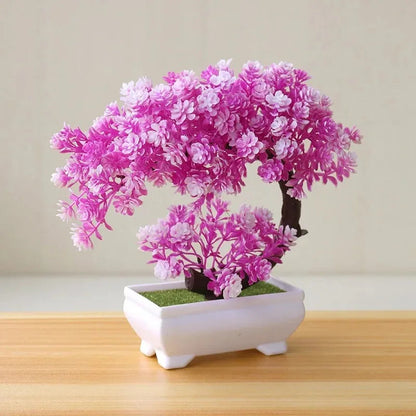 Artificial Bonsai Plant in Pot | Realistic Decoration | 27 x 18 cm | No Maintenance Needed for Table & Shelf