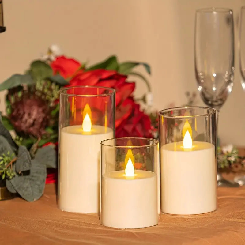 LED Candle Set for Creating a Safe and Cozy Atmosphere