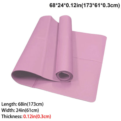 Foldable Yoga Mat | EVA Material | 3–6 mm Thickness | Lightweight & Non-Slip | 173x60 cm