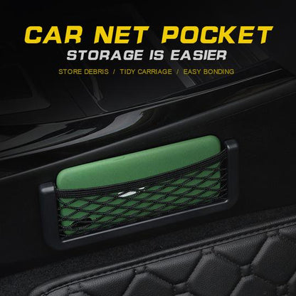 Smart Storage Net with Velcro Closure – ClarityKeeper for Essentials | Stretchy, Clear | Ideal for Car, Office & Home