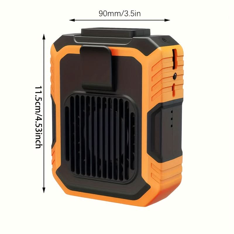 Portable Outdoor Cooling Fan - Waist-Mounted Design