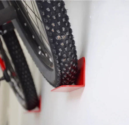 Space-Saving Steel Bike Wall Holder with WallGrip Hook
