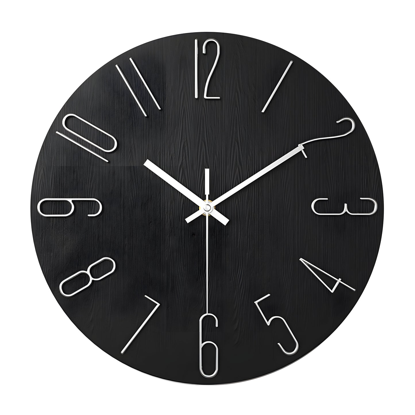 Minimalist Wall Clock with Silent Quartz Movement for Modern Interiors