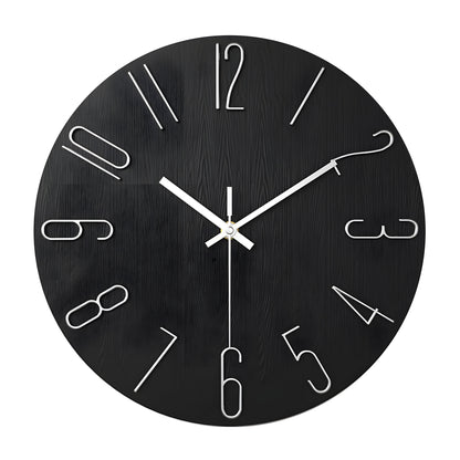 Minimalist Wall Clock with Silent Quartz Movement for Modern Interiors