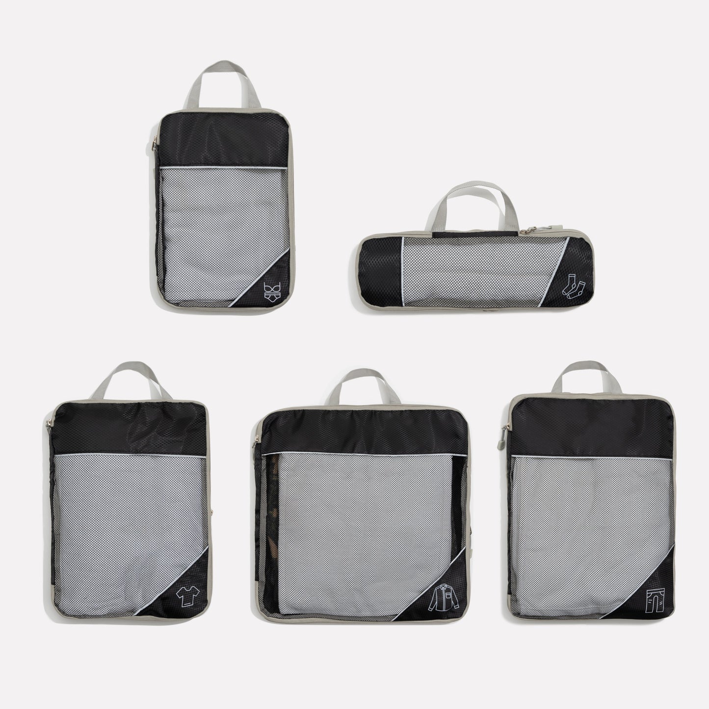 Compression Travel Set – Space-Saving Packing Cubes for Organized Luggage