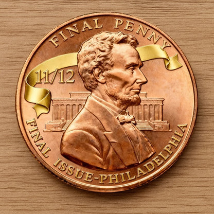 Limited Edition Lincoln Tribute Coin – Last Penny from Philadelphia Mint