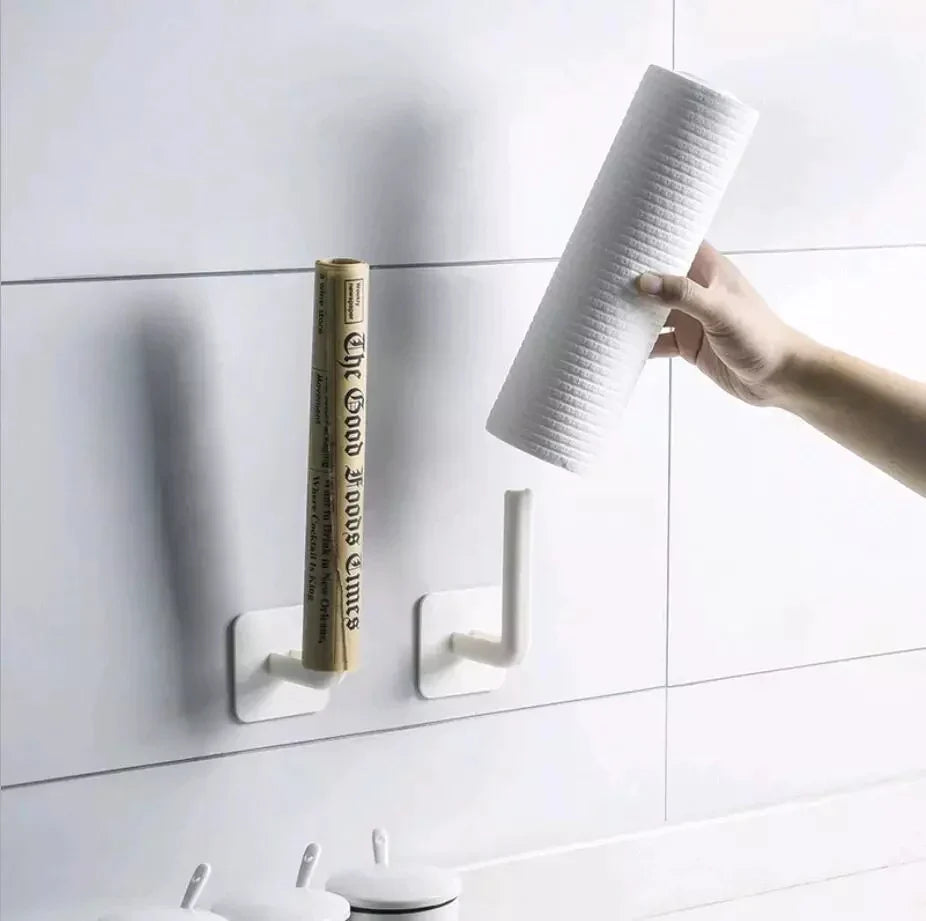 Set of 2 Versatile Paper Towel and Lid Holders