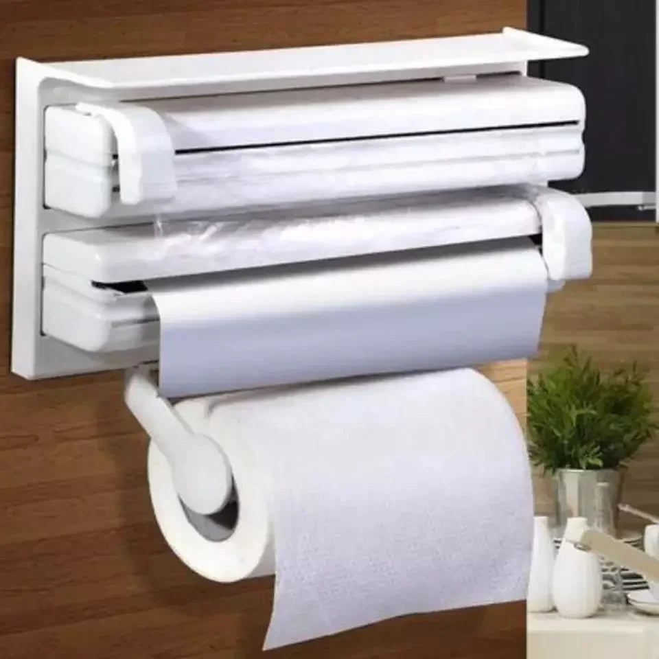 Versatile 3-in-1 Kitchen Paper Holder and Dispenser