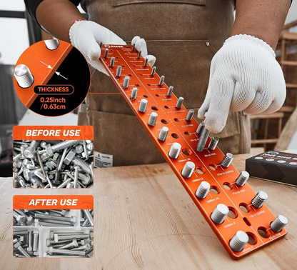 ThreadMaster - Professional Thread Gauge for Nuts and Bolts