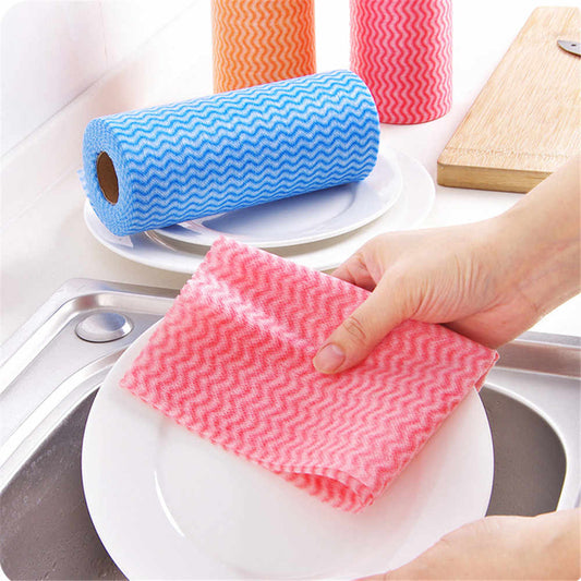 50 Eco-Friendly Reusable Cleaning Cloths