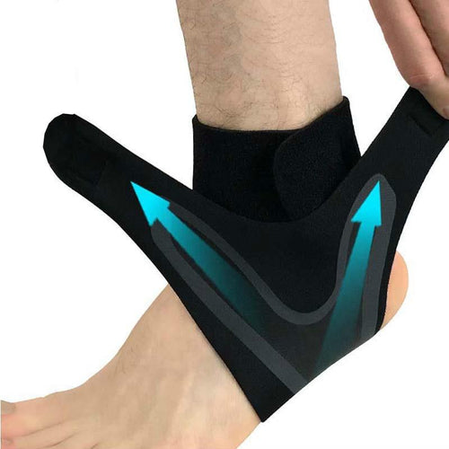 Ankle Support Wrap with Adjustable Fit