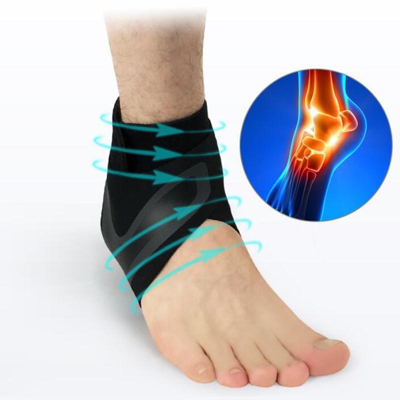 Ankle Support Wrap with Adjustable Fit