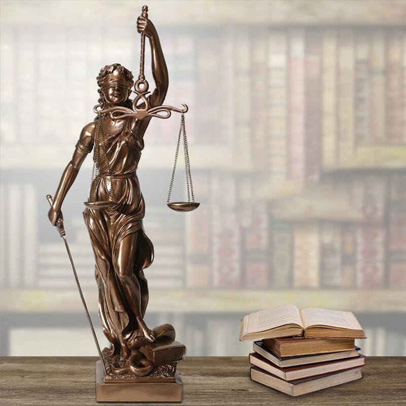 Justice Goddess Decorative Statue