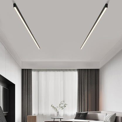 Sleek Modern Linear Ceiling Light - LED Fixture for Living Room