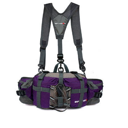 Waterproof Hiking Waist Pack with Holder for Water Bottle