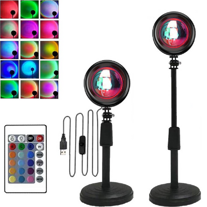 Night Light Projector Lamp for Atmospheric Sunset Effects