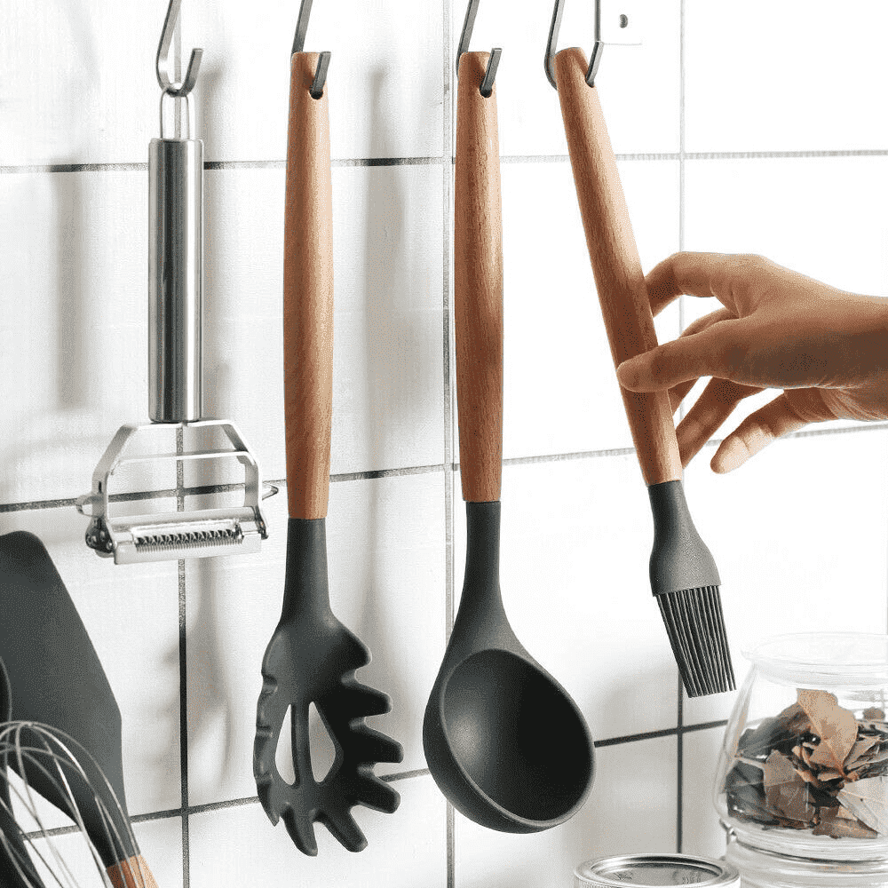 9 Piece Silicone Cooking Tools Set