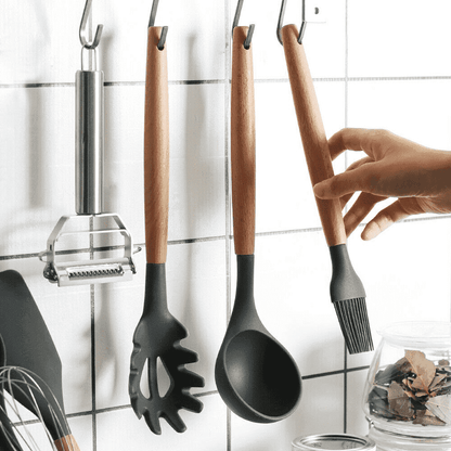 9 Piece Silicone Cooking Tools Set