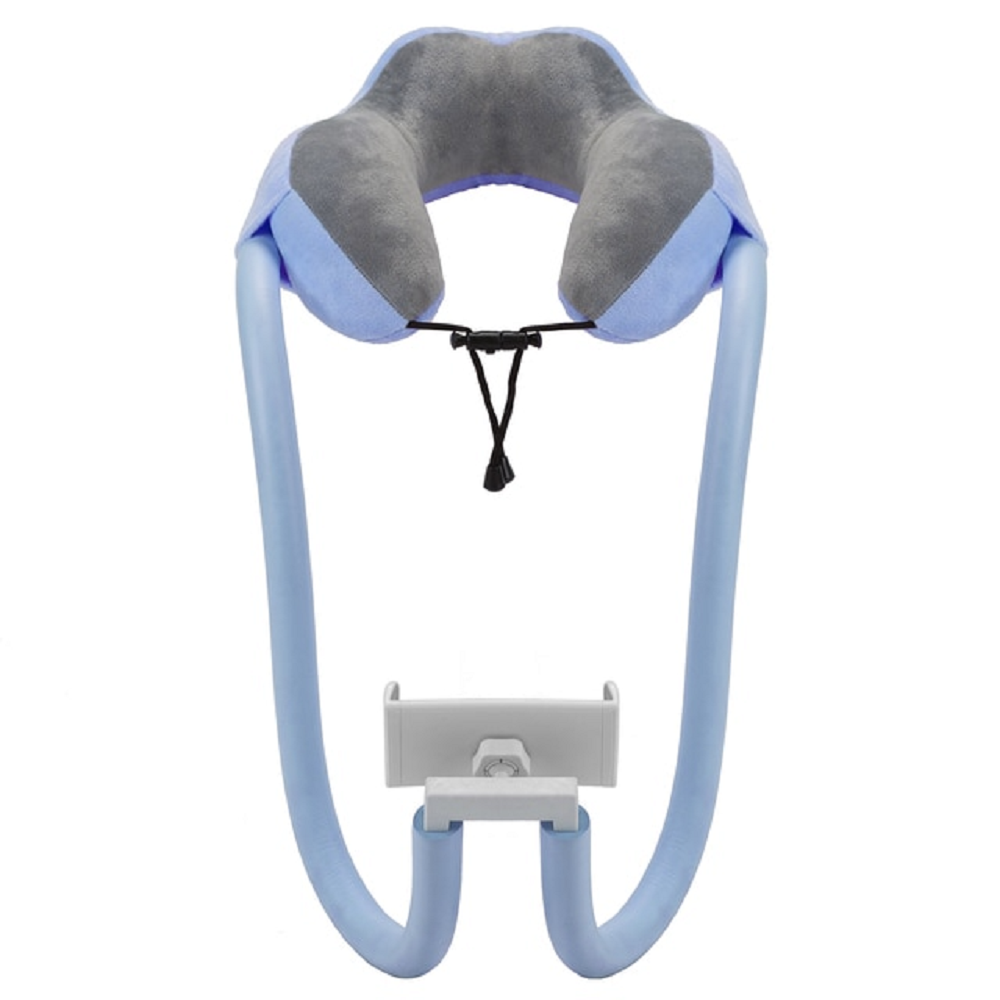 Neck Support Pillow with Built-in Phone Holder