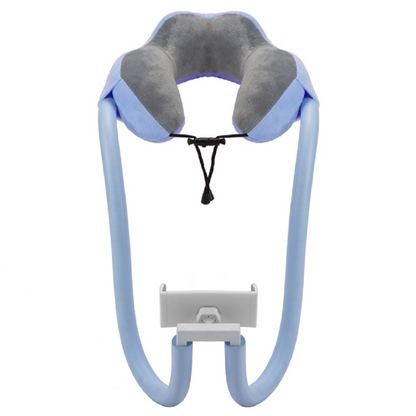 Neck Support Pillow with Built-in Phone Holder
