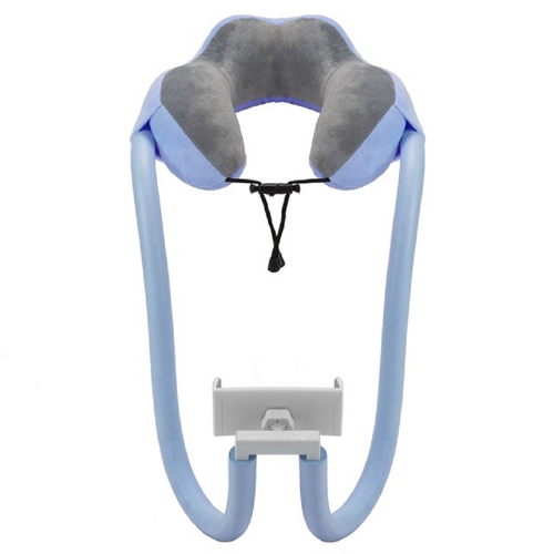 Neck Support Pillow with Built-in Phone Holder