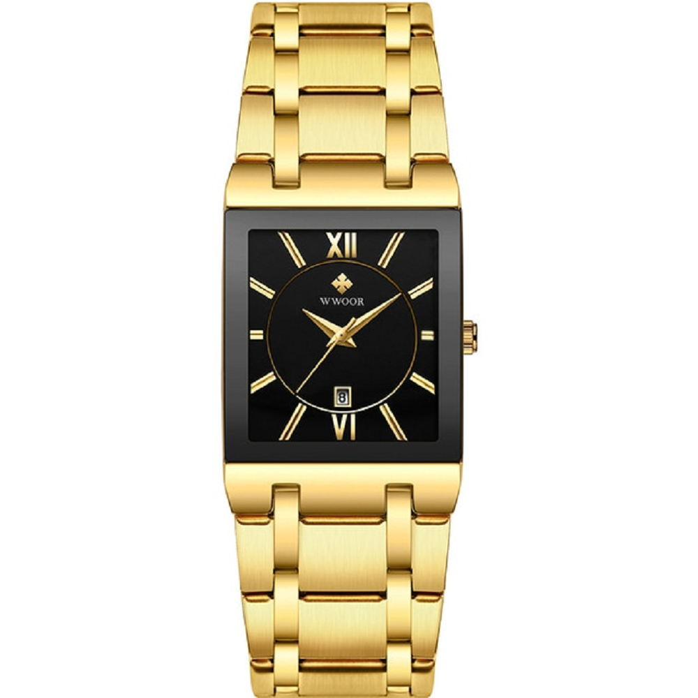 Waterproof Quartz Watch for Men - Stainless Steel Wrist Timepiece