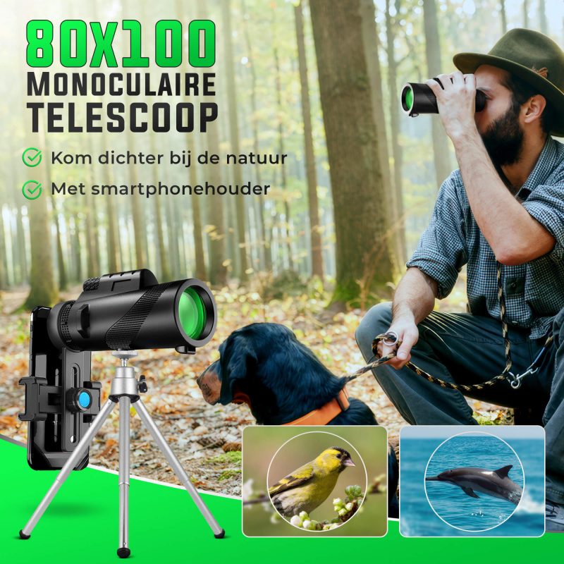 High-Quality Compact Monocular for Clear Long-Distance Viewing