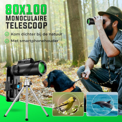 High-Quality Compact Monocular for Clear Long-Distance Viewing