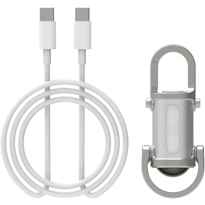 Pocket-Size Rechargeable Keychain Light with USB-C