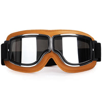 Khaki Leather - Silver Lens