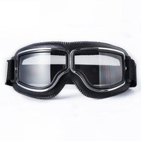 Black Leather - Clear Lens