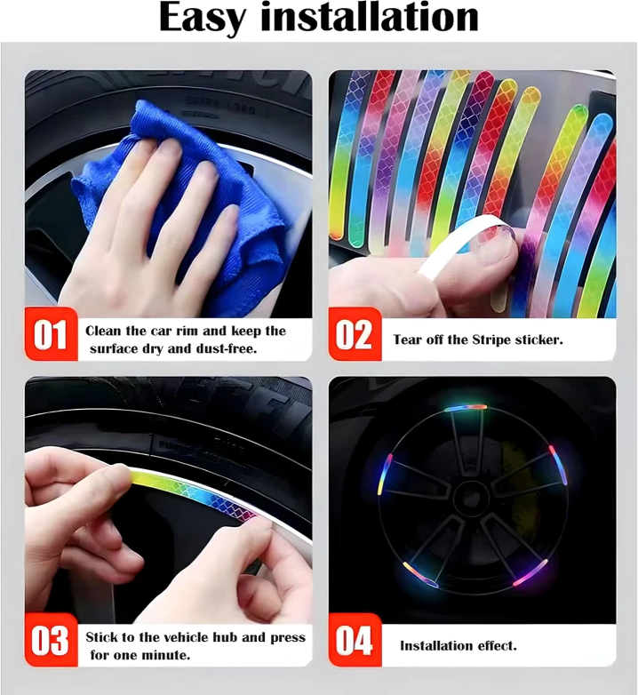 Illuminate Your Night Drives with GlowGuard™ Stickers