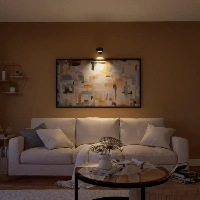 Magnetic Mount LED Wall Light – Cordless with 360-Degree Rotation