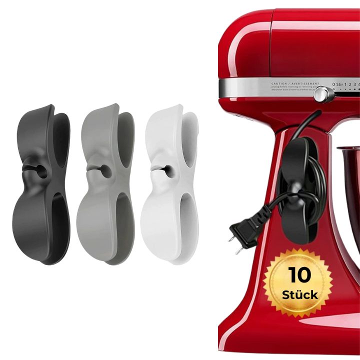 5+5 FREE | Self-Adhesive Cable Organizer - Cord Management Solution