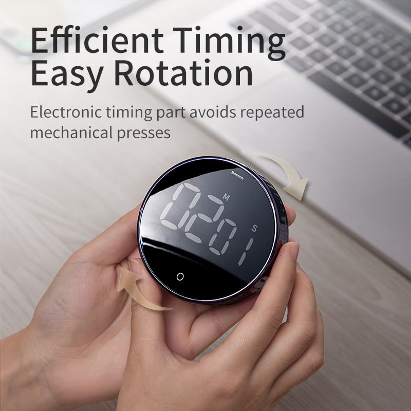 Smart Countdown Timer with Magnetic Mount & LED Display