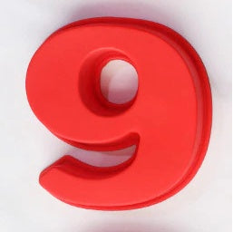 10-Inch Silicone Cake Mold for Custom Number Designs
