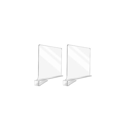 Acrylic Closet Organizer Shelf Divider for Efficient Storage